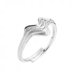 Sistie x Silke justerbar ring i sølv