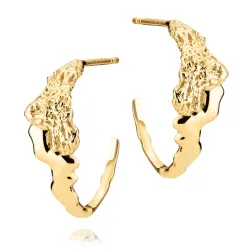 Sisite x Josephine halvcreol i forgylt sølv