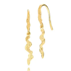 Sistie Ophelia øredobber i forgylt sølv