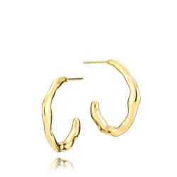 Sistie2ND x Gabi Small halvcreol i forgylt stål