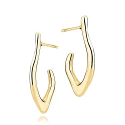 Sistie2ND x Signe Kragh Small halvcreol i forgylt stål