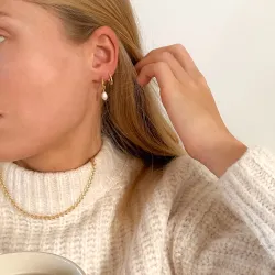 Sistie2ND Victoria halskjede i forgylt stål