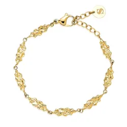 Sistie2ND Sophia Small armbånd i forgylt stål