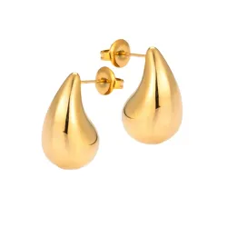 Sistie2ND Drops øredobber i forgylt stål