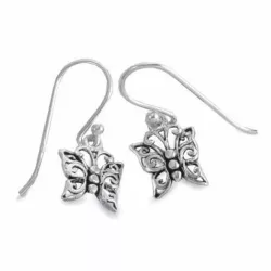 sommerfugl øredobber i sølv
