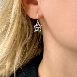 sommerfugl øredobber i sølv