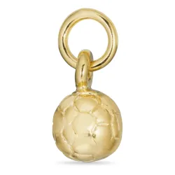 Lille fotball anheng i forgylt sølv