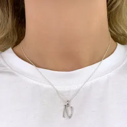 bokstav n anheng i sølv - My Letter