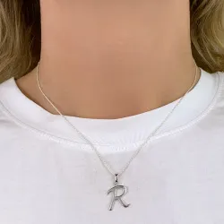 bokstav r anheng i sølv - My Letter