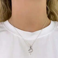 bokstav p anheng i sølv - My Letter