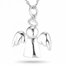 Engel halskjede i sølv med anheng i sølv