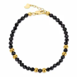 svart armbånd med onyks