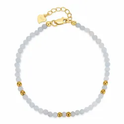 armbånd med akvamarin