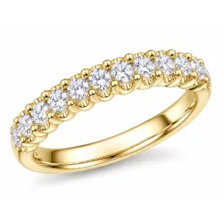 lab grown diamant ring i 14 karat gull 0,50 ct