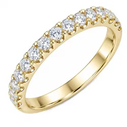 lab grown diamant ring i 14 karat gull 0,51 ct