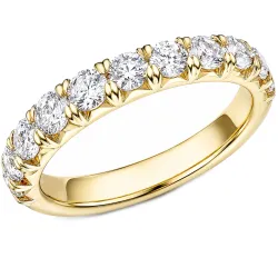lab grown diamant ring i 14 karat gull 1,0 ct