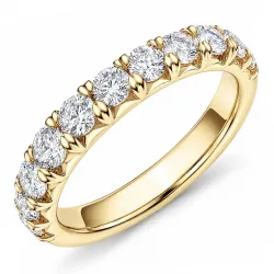 lab grown diamant ring i 14 karat gull 1,0 ct
