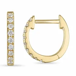 creol i 14 karat gull med lab grown diamant 
