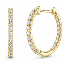 creol i 14 karat gull med lab grown diamant (CVD) 