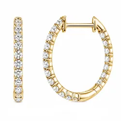 creol i 14 karat gull med lab grown diamant (CVD) 