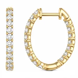 creol i 14 karat gull med lab grown diamant (CVD) 