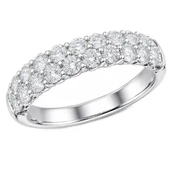 lab grown diamant ring i 14 karat hvitt gull 1,50 ct
