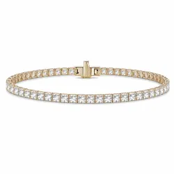 tennisarmbånd 3,14 ct i 14 karat gull