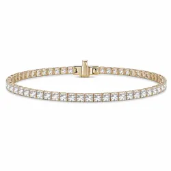 tennisarmbånd 2,69 ct i 14 karat gull
