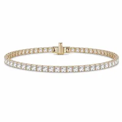 tennisarmbånd 2,86 ct i 14 karat gull