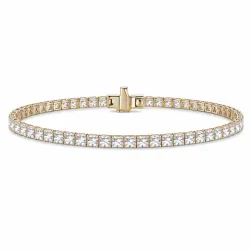tennisarmbånd 3,00 ct i 14 karat gull