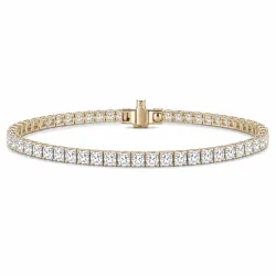 tennisarmbånd 4,12 ct i 14 karat gull