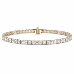 tennisarmbånd 4,36 ct i 14 karat gull