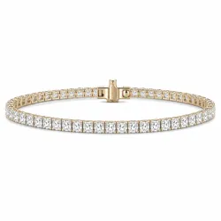 tennisarmbånd 5,36 ct i 14 karat gull