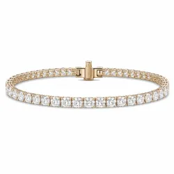tennisarmbånd 7,00 ct i 14 karat gull