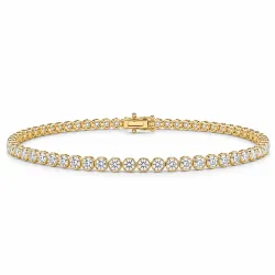 tennisarmbånd 2,16 ct i 14 karat gull