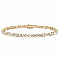 tennisarmbånd 2,40 ct i 14 karat gull