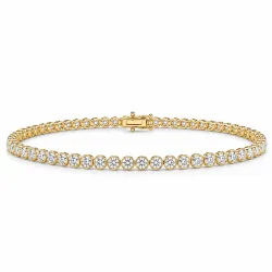 tennisarmbånd 2,52 ct i 14 karat gull
