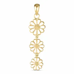 margeritt anheng i forgylt sølv - Maggie