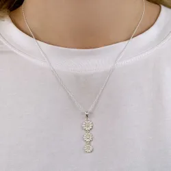 margeritt halskjede i sølv - Maggie