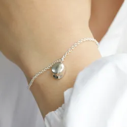 russelue  armbånd i sølv