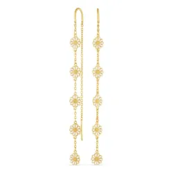 margeritt kjedeøreringer i forgylt sølv - Maggie