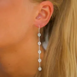 margeritt kjedeøreringer i sølv - Maggie