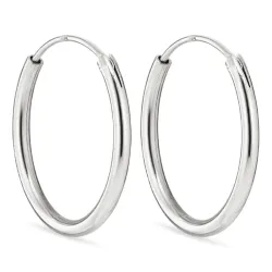 18 mm creol i sølv