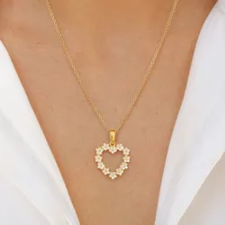 margeritt anheng i forgylt sølv - Majse