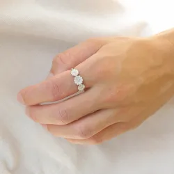 margeritt ring i sølv - Maggie