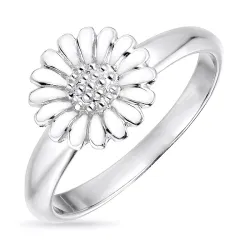 10 mm margeritt ring i sølv - Matilda