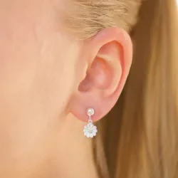 margeritt ørestikker i sølv - Maggie