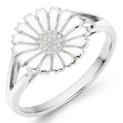 11 mm margeritt ring i sølv - Marie