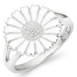 14 mm margeritt ring i sølv - Marie