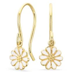 margeritt øredobber i forgylt sølv - Maggie